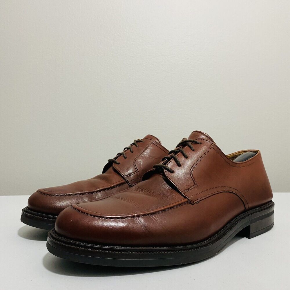 BILL BLASS Tucker 64321 Men's Brown Leather Dress Shoes~Made In Italy Size 11 D